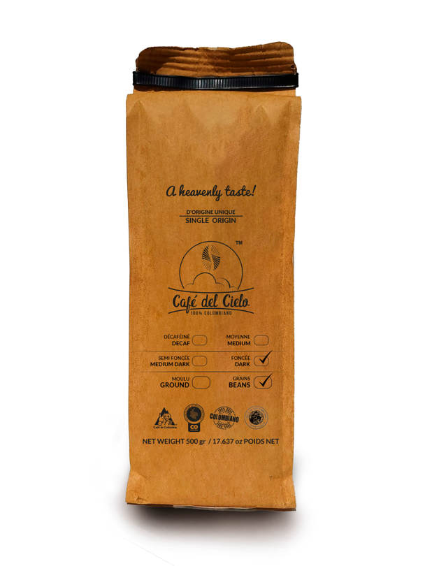 Dark Beans Coffee - Café del Cielo - 500 g