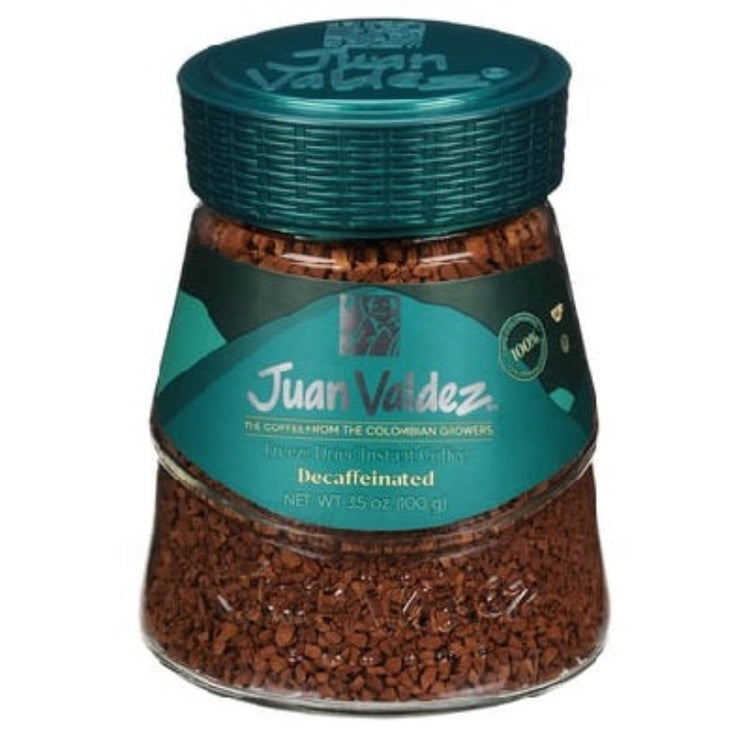 Instant Premium Juan Valdez Colombian Decaffeinated Coffee - Café by Juan Valdez 100 g