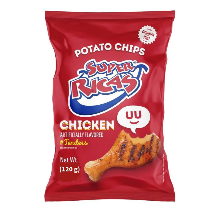 Super Ricas - Chicken Potato Chips 120 g