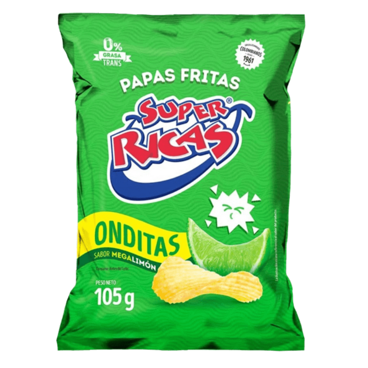 Super Ricas - Lemon Potato Chips 105 g