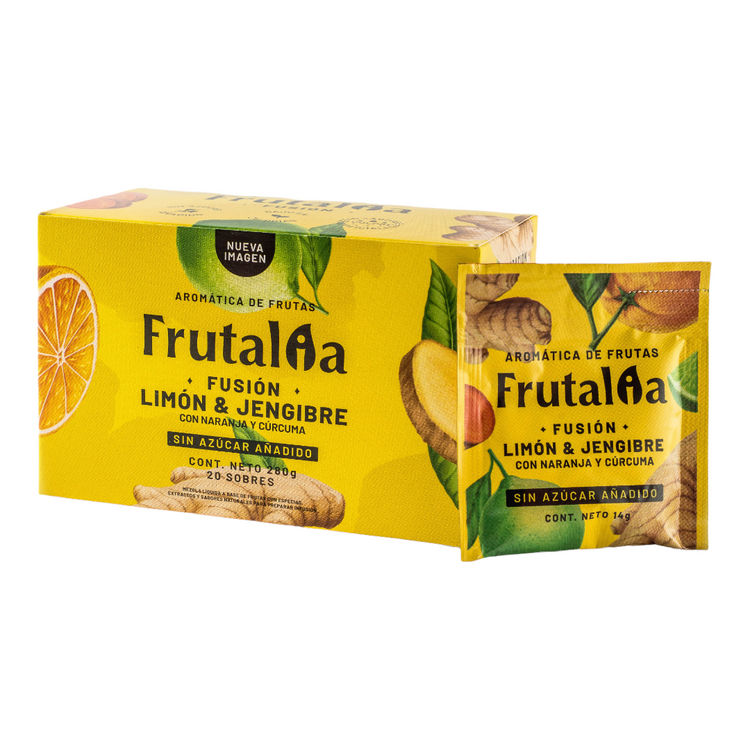 Tea Lemon & Ginger with orange and turmeric - 20 assorted units/sachets