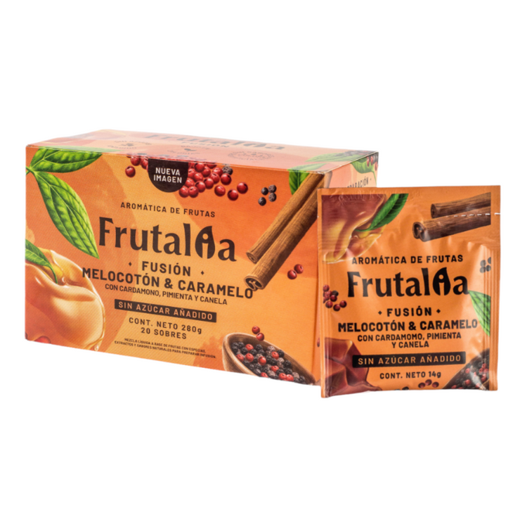 Tea Peach & Caramel - 20 assorted units/sachets