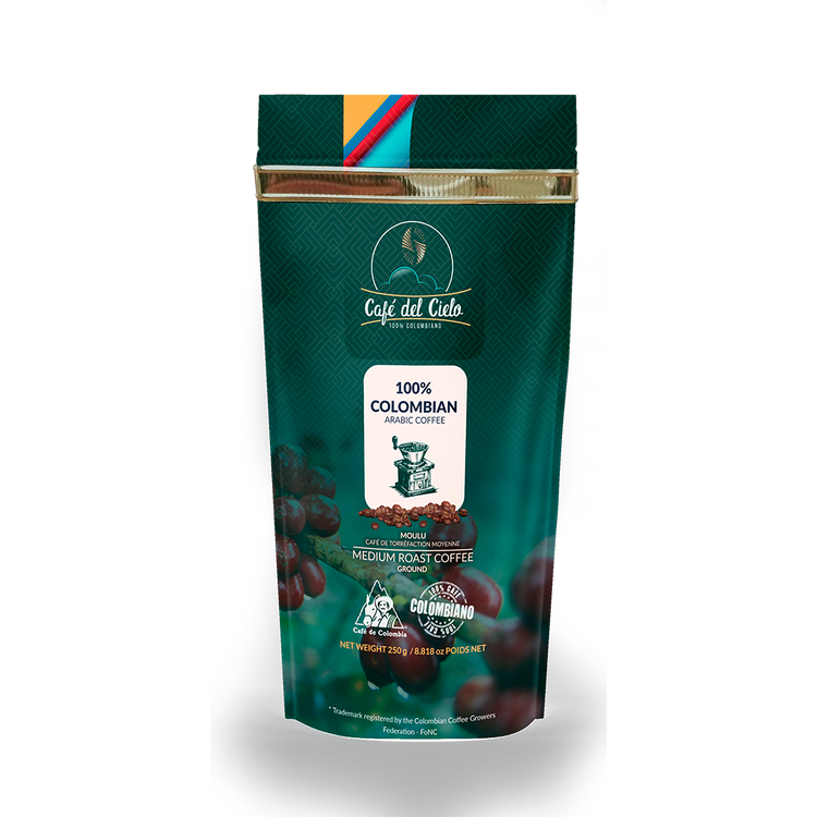 Premium Colombian Coffee - Café del Cielo - 250 g