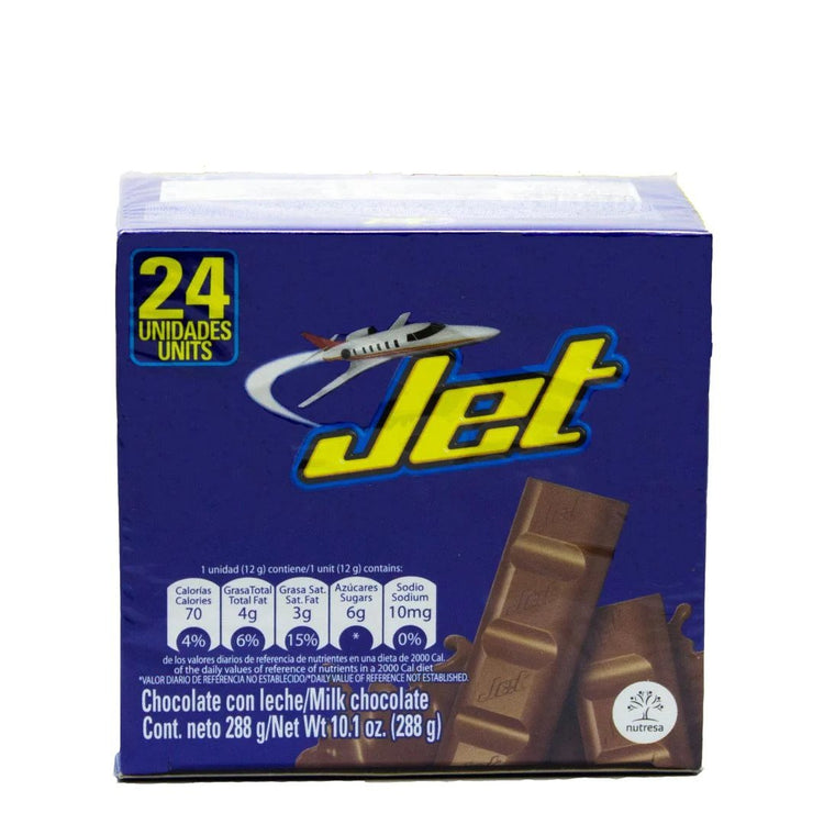 Jet Chocolate Box – Chocolatina caja x 24 pack - 288 g